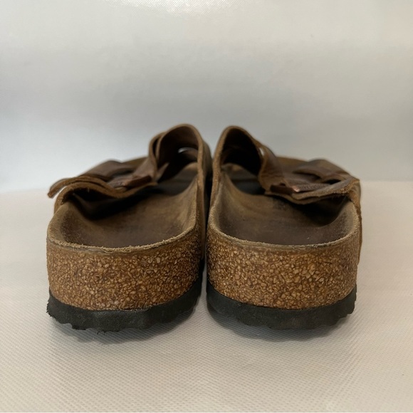 Birkenstock Lugano Brown Leather Sandals